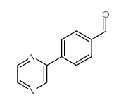 4-(Pyrazin-2-yl)benzaldehyde Structure