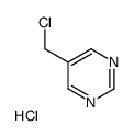 5-(氯甲基)嘧啶盐酸盐结构式