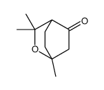 (1R,4R)-2,2,4-trimethyl-3-oxabicyclo[2.2.2]octan-6-one结构式
