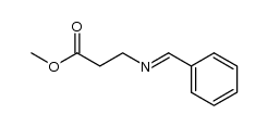 N-benzyliden-β-alanine methyl ester Structure