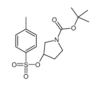(R)-tert-Butyl 3-(tosyloxy)pyrrolidine-1-carboxylate Structure