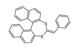 2-benzylidene-dinaphtho(2,1-d:1',2'-f)(1,3)dithiepine结构式