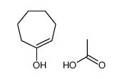 acetic acid,cyclohepten-1-ol结构式