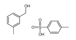4-methylbenzenesulfonic acid,(3-methylphenyl)methanol结构式