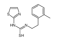 1-[2-(2-methylphenyl)ethyl]-3-(1,3-thiazol-2-yl)thiourea Structure