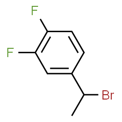 4-(1-溴乙基)-1,2-二氟苯结构式