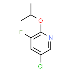 5-Chloro-3-fluoro-2-isopropoxypyridine Structure