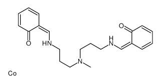 二(亚水杨基亚胺酸根-3-丙基)甲基氨基钴(II)结构式