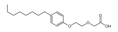 2-[2-(4-octylphenoxy)ethoxy]acetic acid Structure