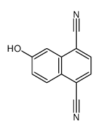 6-hydroxynaphthalene-1,4-dicarbonitrile结构式
