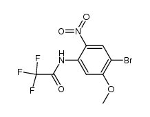 4-bromo-5-methoxy-2-nitro-N-trifluoroacetylaniline Structure