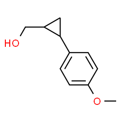 (2-(4-甲氧基苯基)环丙基)甲醇结构式