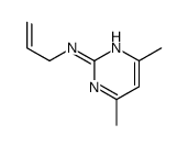 4,6-dimethyl-N-prop-2-enylpyrimidin-2-amine结构式