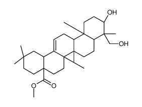 methyl (4aS,6aR,6aS,6bR,8aR,9R,10S,12aR,14bS)-10-hydroxy-9-(hydroxymethyl)-2,2,6a,6b,9,12a-hexamethyl-1,3,4,5,6,6a,7,8,8a,10,11,12,13,14b-tetradecahydropicene-4a-carboxylate Structure