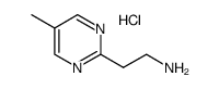 2-(5-甲基嘧啶-2-基)乙胺盐酸结构式