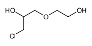 1-chloro-3-(2-hydroxyethoxy)propan-2-ol结构式