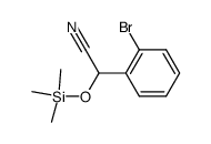 α-[(trimethylsilyl)oxy]-α-(o-bromophenyl)acetonitrile结构式