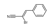 (Z)-1-bromo-1-cyano-2-phenylethene Structure