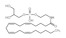 甘油磷酸-N-花生四烯酸乙醇胺结构式