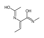 2-acetamido-N-methylbut-2-enamide Structure