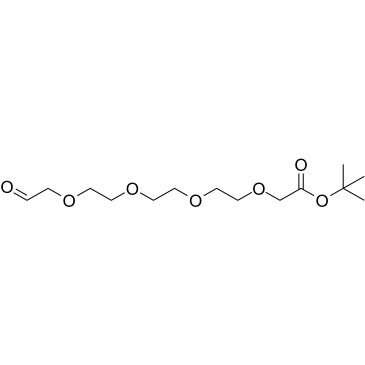 Ald-CH2-PEG3-CH2-Boc结构式