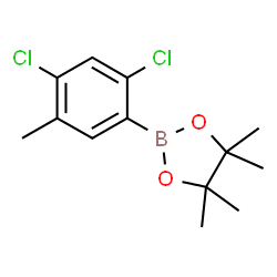 2,4-Dichloro-5-methylphenylboronic acid pinacol ester Structure