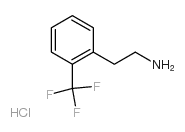 2-(2-三氟甲基苯基)-乙胺盐酸盐结构式