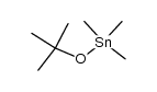 trimethyltin tert-butoxide结构式