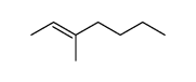3-methyl-2-heptene结构式