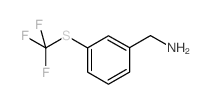 (3-((三氟甲基)硫基)苯基)甲胺结构式