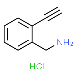 (2-Ethynylphenyl)methanamine hydrochloride Structure