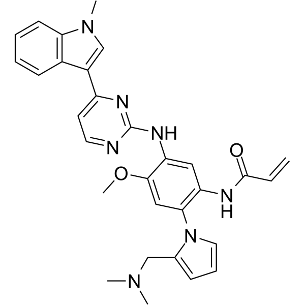 EGFR kinase inhibitor 1结构式