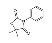 5,5-dimethyl-3-phenyl-2,4-oxazolidinedione Structure