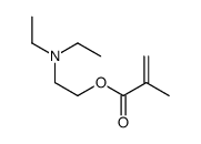 2-甲基丙烯酸[2-(二乙胺基)乙]酯的均聚物结构式