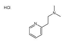 N,N-dimethyl-2-pyridin-2-ylethanamine,hydrochloride Structure