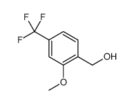 2-甲氧基-4-(三氟甲基)苄醇结构式