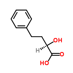 (R)-2-Hydroxy-4-phenylbutyric acid structure