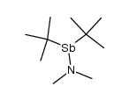 (t-C4H9)2SbN(CH3)2结构式