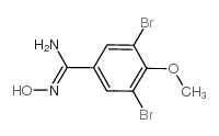 3,5-二溴-4-甲氧基苄胺肟结构式