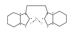 rac-ethylenebis-(4,5,6,7-tetrahydro-1-indenyl)-difluorozirconium(iv) Structure