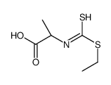 (2S)-2-(ethylsulfanylcarbothioylamino)propanoic acid结构式