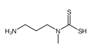 Carbamodithioic acid, (3-aminopropyl)methyl- (9CI)结构式