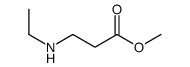 3-(乙氨基)丙酸甲酯结构式