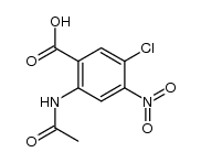 2-acetylamino-5-chloro-4-nitrobenzoic acid结构式
