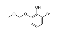 2-bromo-6-(methoxymethoxy)phenol Structure