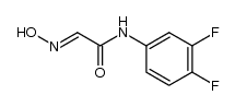 hydroxyimino-acetic acid-(3,4-difluoro-anilide)结构式