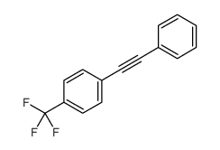 1-(2-phenylethynyl)-4-(trifluoromethyl)benzene Structure