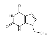 9-ethyl-3H-purine-2,6-dione结构式