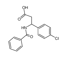 3-benzamido-3-(4-chlorophenyl)propanoic acid Structure