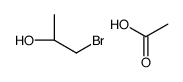 acetic acid,(2S)-1-bromopropan-2-ol结构式